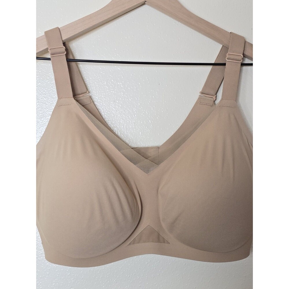 Honeylove CrossOver Bra 38DDD F/G Sand Nude Wireless Smoothing Support LWBR0304 - Picture 5 of 10